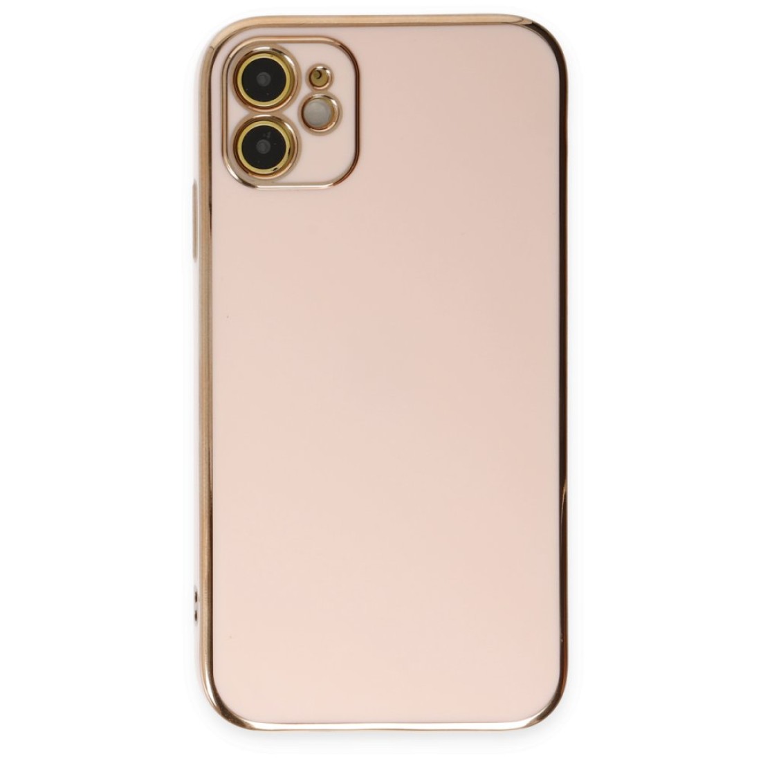 iPhone 12 Kılıf Volet Silikon - Pembe iPhone 12 Kılıf Volet Silikon - Pembe