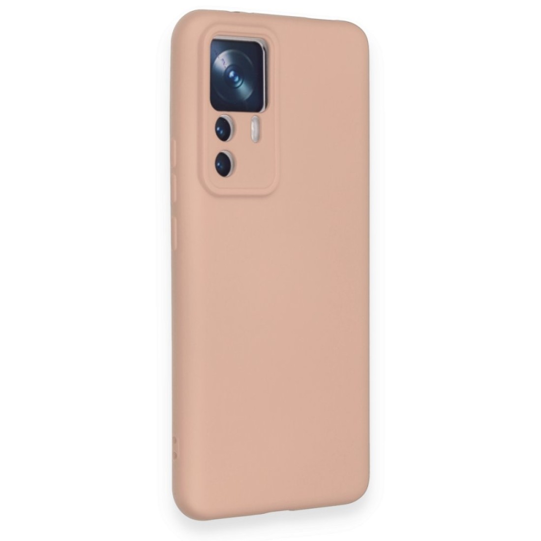  Xiaomi Mi 12T Kılıf Nano içi Kadife Silikon - Pudra