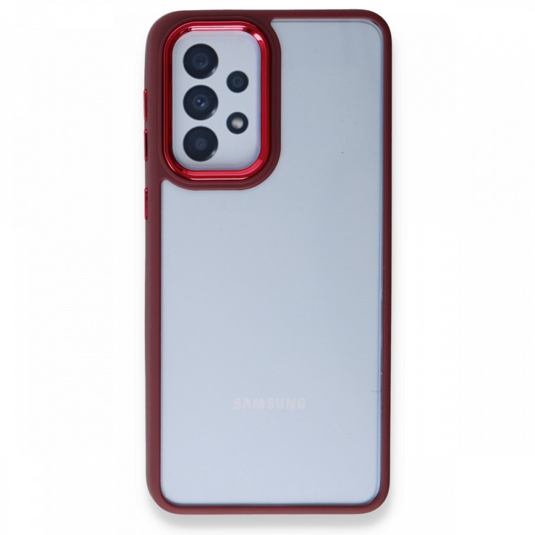  Samsung Galaxy A23 4G Kılıf Dora Kapak - Kırmızı