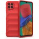 Samsung Galaxy M33 Kılıf Optimum Silikon - Kırmızı Samsung Galaxy M33 Kılıf Optimum Silikon - Kırmızı