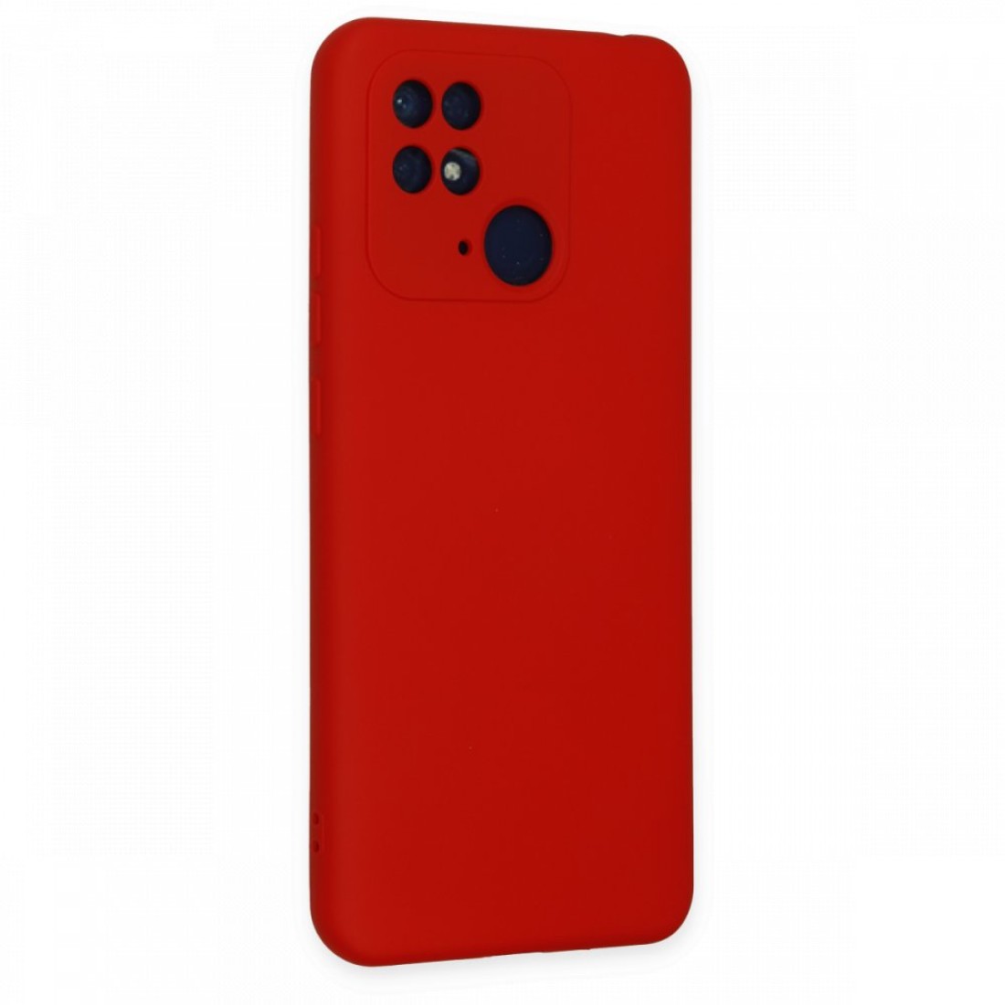  Xiaomi Redmi 10C Kılıf Nano içi Kadife Silikon - Kırmızı