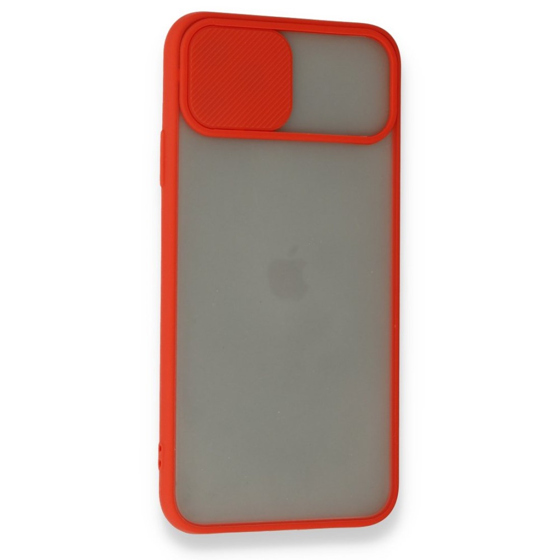 iPhone 11 Pro Kılıf Palm Buzlu Kamera Sürgülü Silikon - Kırmızı