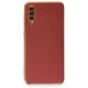  Samsung Galaxy A50 Kılıf Volet Silikon - Kırmızı