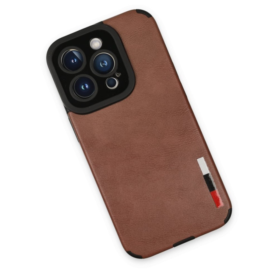  iPhone 14 Pro Max Kılıf Loop Deri Silikon - Kahverengi