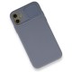  iPhone 12 Mini Kılıf Color Lens Silikon - Gri