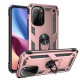  Xiaomi Redmi K40 Kılıf Sofya Yüzüklü Silikon Kapak - Rose