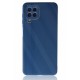 Samsung Galaxy M32 Kılıf Glass Kapak - Mavi