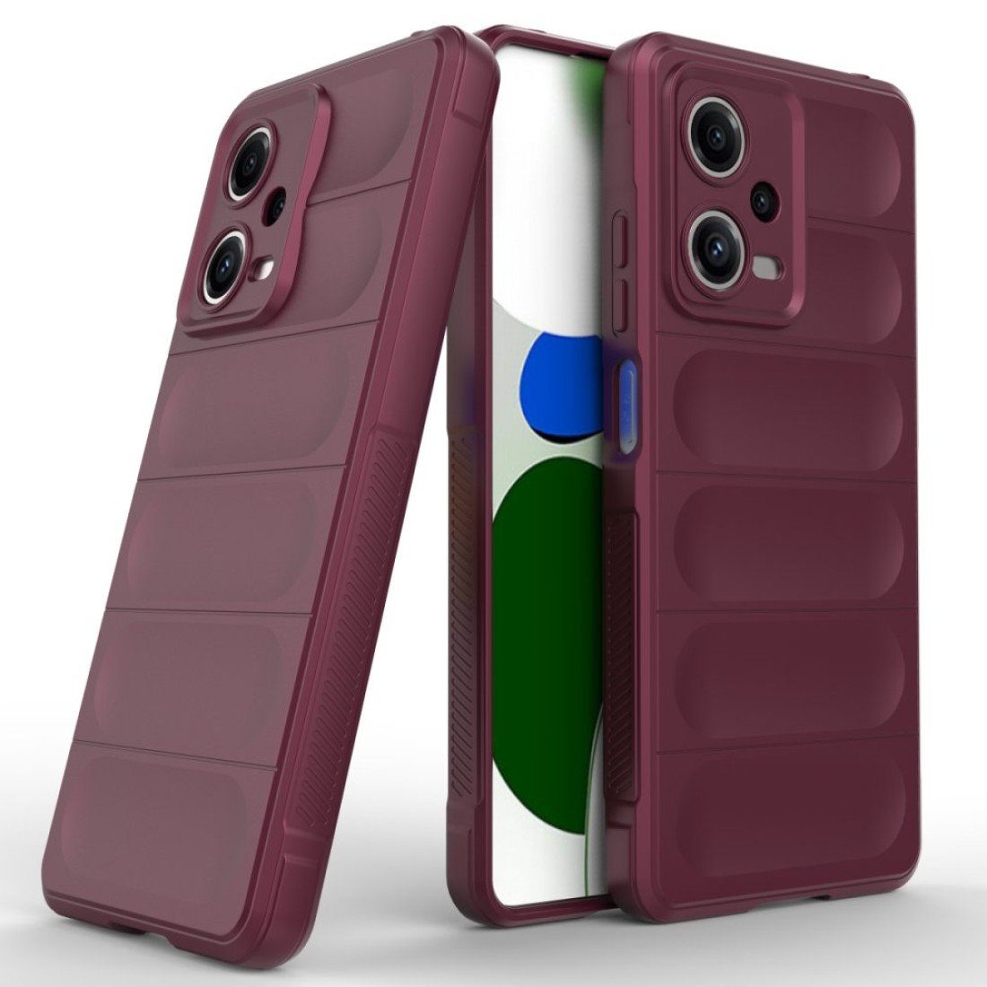  Xiaomi Poco X5 Pro 5G Kılıf Optimum Silikon - Bordo