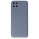  Realme C11 Kılıf Nano içi Kadife Silikon - Gri