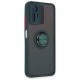  Xiaomi Redmi Note 12S Kılıf Montreal Yüzüklü Silikon Kapak - Yeşil