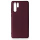  Huawei P30 Pro Kılıf First Silikon - Mürdüm