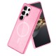 Samsung Galaxy S23 Ultra Kılıf Glow Magsafe Kapak - Pembe Samsung Galaxy S23 Ultra Kılıf Glow Magsafe Kapak - Pembe