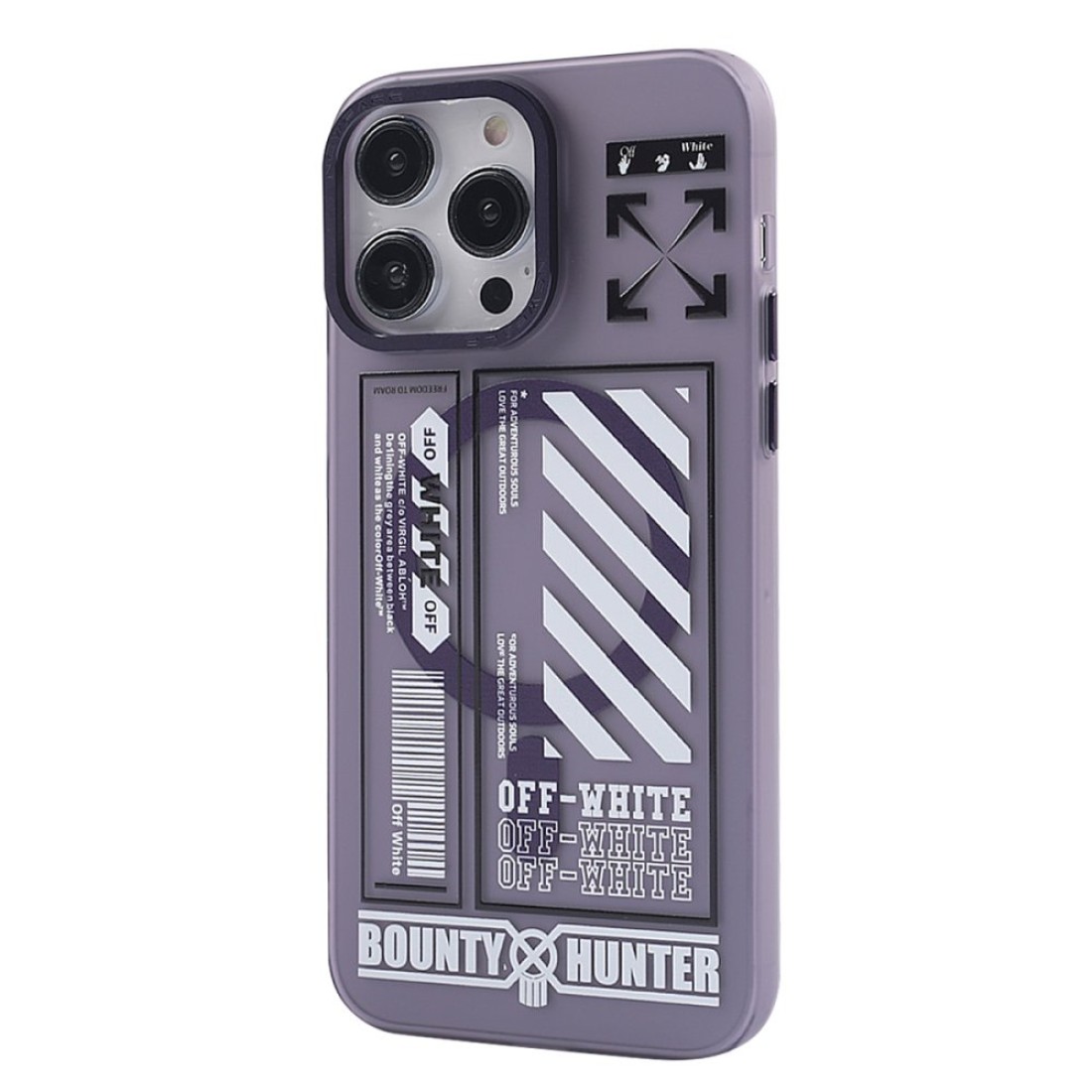  iPhone 14 Pro Kılıf Apollo Magneticsafe Desenli Kapak - Apollo Mor - 1