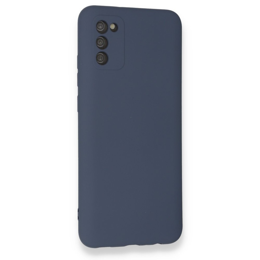  Samsung Galaxy A03S Kılıf Nano içi Kadife Silikon - Gri
