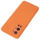  One Plus 9 Pro Kılıf Nano içi Kadife Silikon - Turuncu