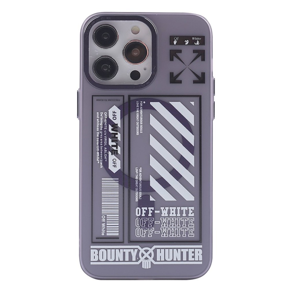  iPhone 14 Pro Kılıf Apollo Magneticsafe Desenli Kapak - Apollo Mor - 1