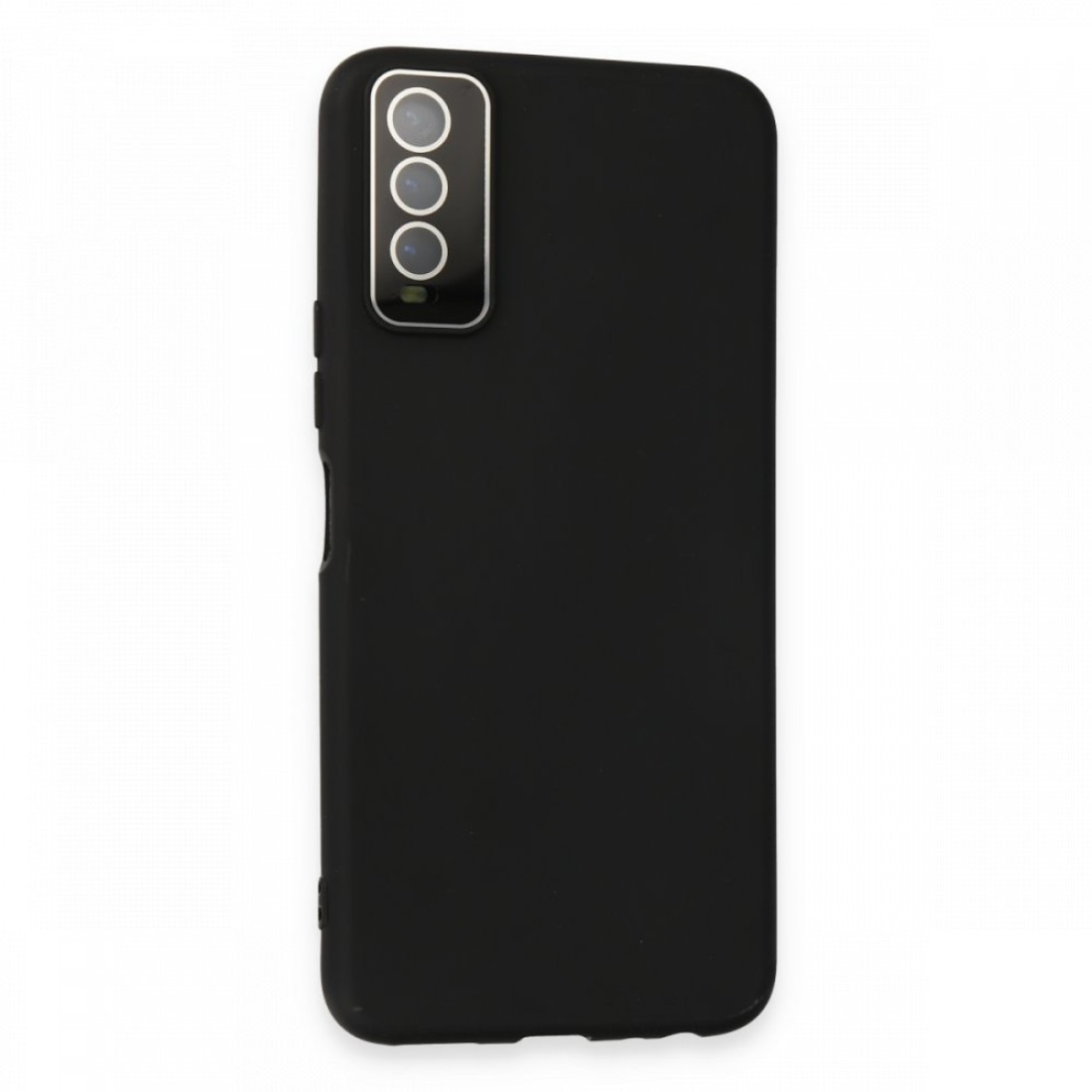  Vivo Y11S Kılıf Lansman Glass Kapak - Siyah