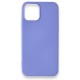  iPhone 12 Kılıf First Silikon - Mor