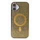iPhone 16 Kılıf Diamond Magsafe Kapak - Gold iPhone 16 Kılıf Diamond Magsafe Kapak - Gold