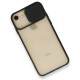  iPhone SE 2020 Kılıf Palm Buzlu Kamera Sürgülü Silikon - Siyah