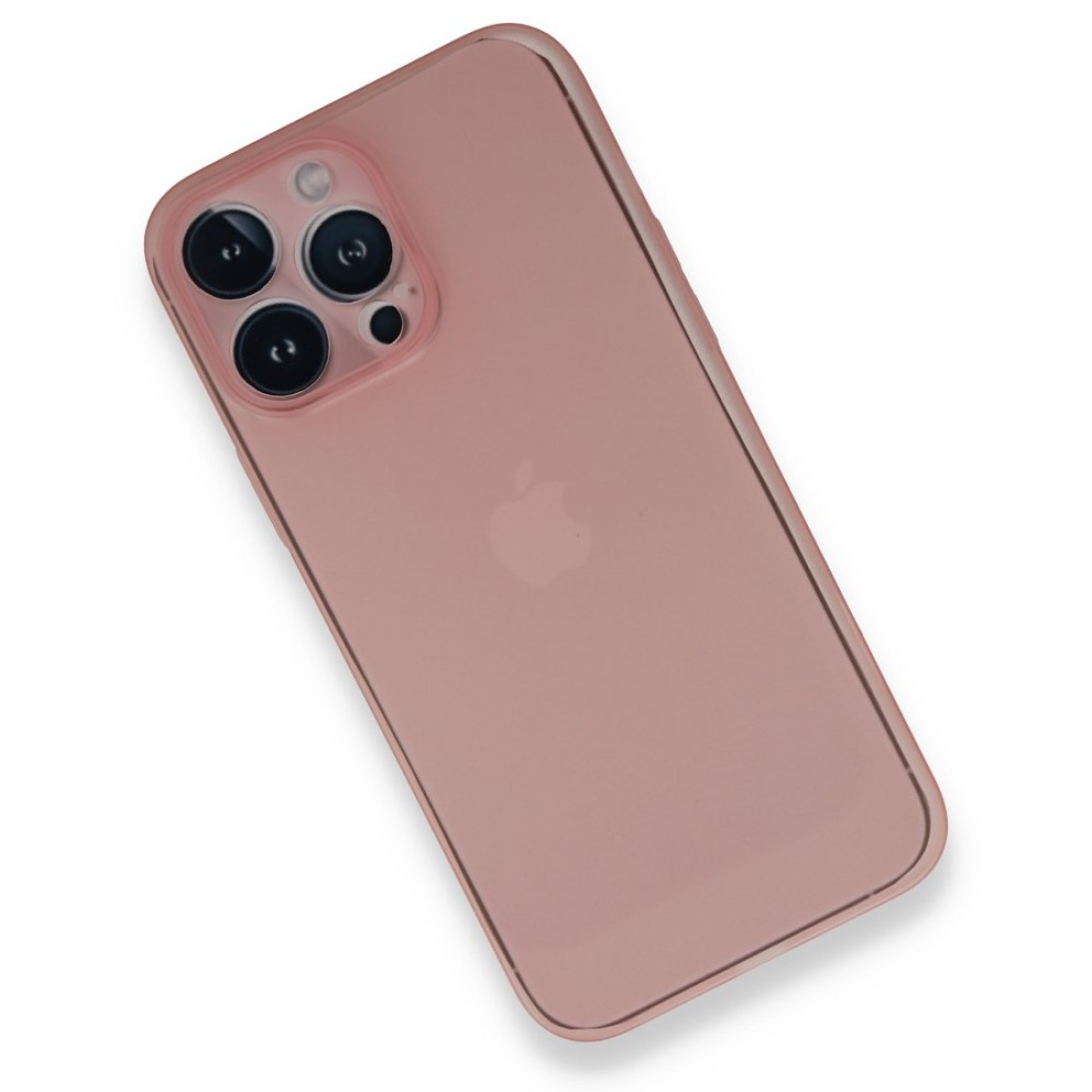 iPhone 13 Pro Max Kılıf PP Ultra İnce Kapak - Pembe iPhone 13 Pro Max Kılıf PP Ultra İnce Kapak - Pembe