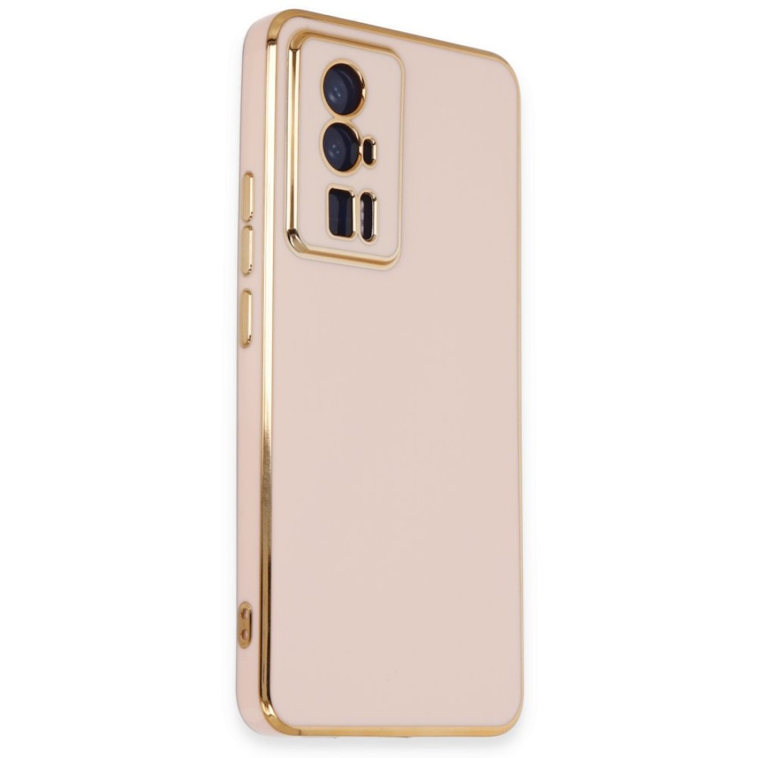  Xiaomi Poco F5 Pro Kılıf Volet Silikon - Pembe
