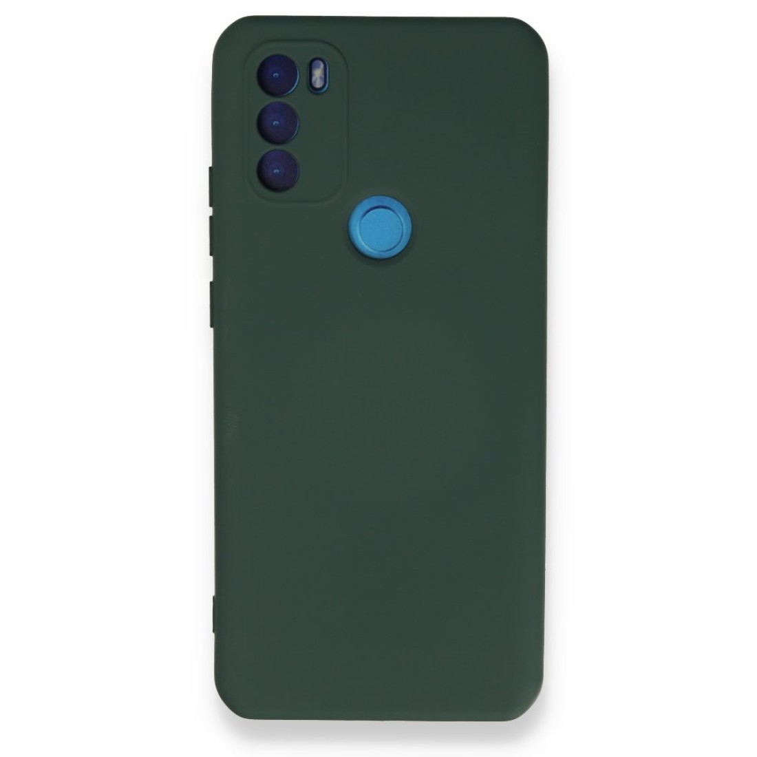  General Mobile GM 21 Plus Kılıf Nano içi Kadife Silikon - Koyu Yeşil