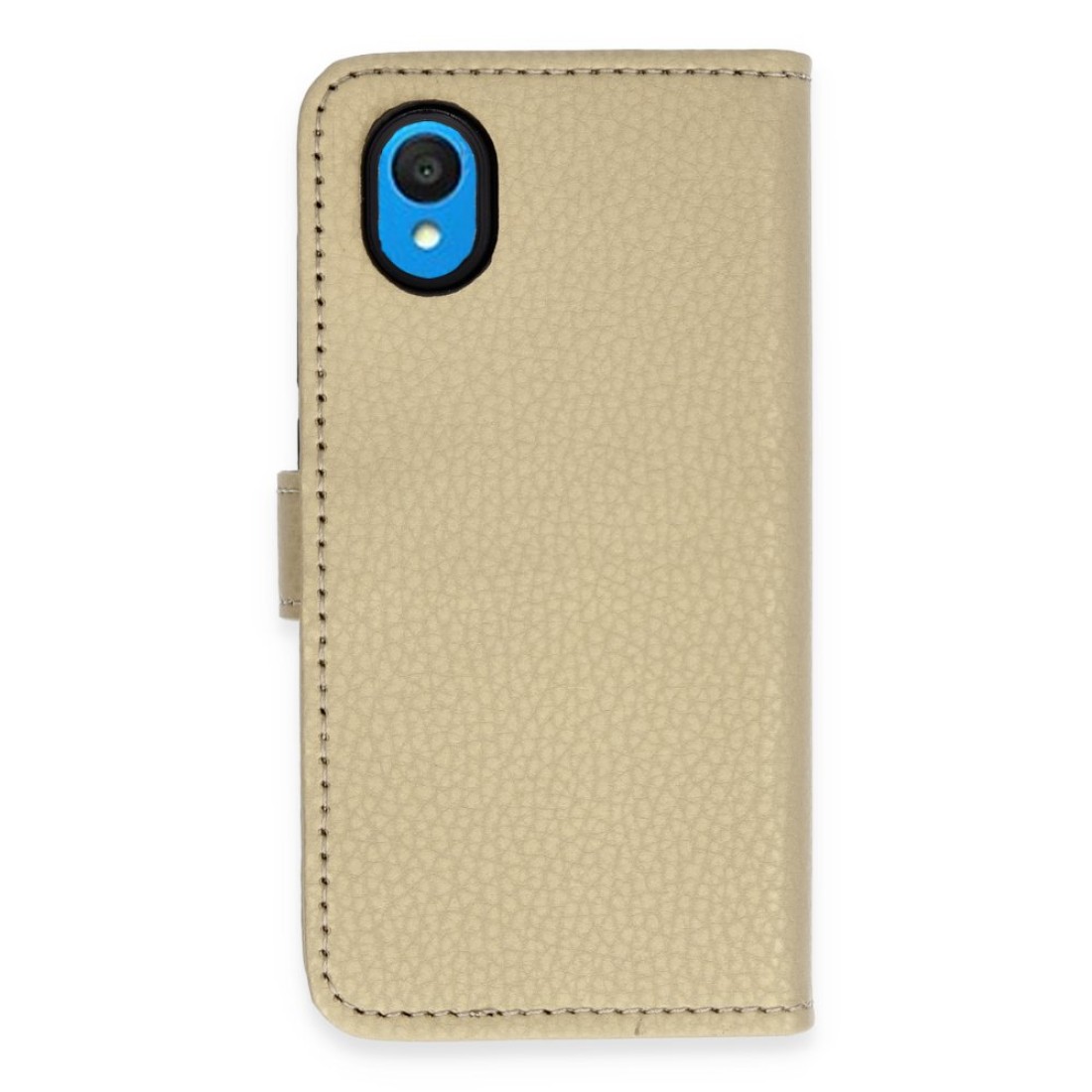  Alcatel 1 2022 Kılıf Trend S Plus Kapaklı Kılıf - Gold