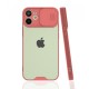  iPhone 12 Mini Kılıf Platin Kamera Koruma Silikon - Pembe