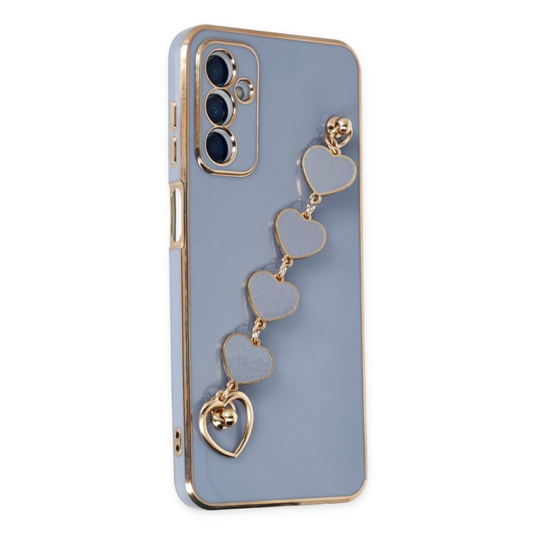  Samsung Galaxy M13 Kılıf Esila Silikon - Gri