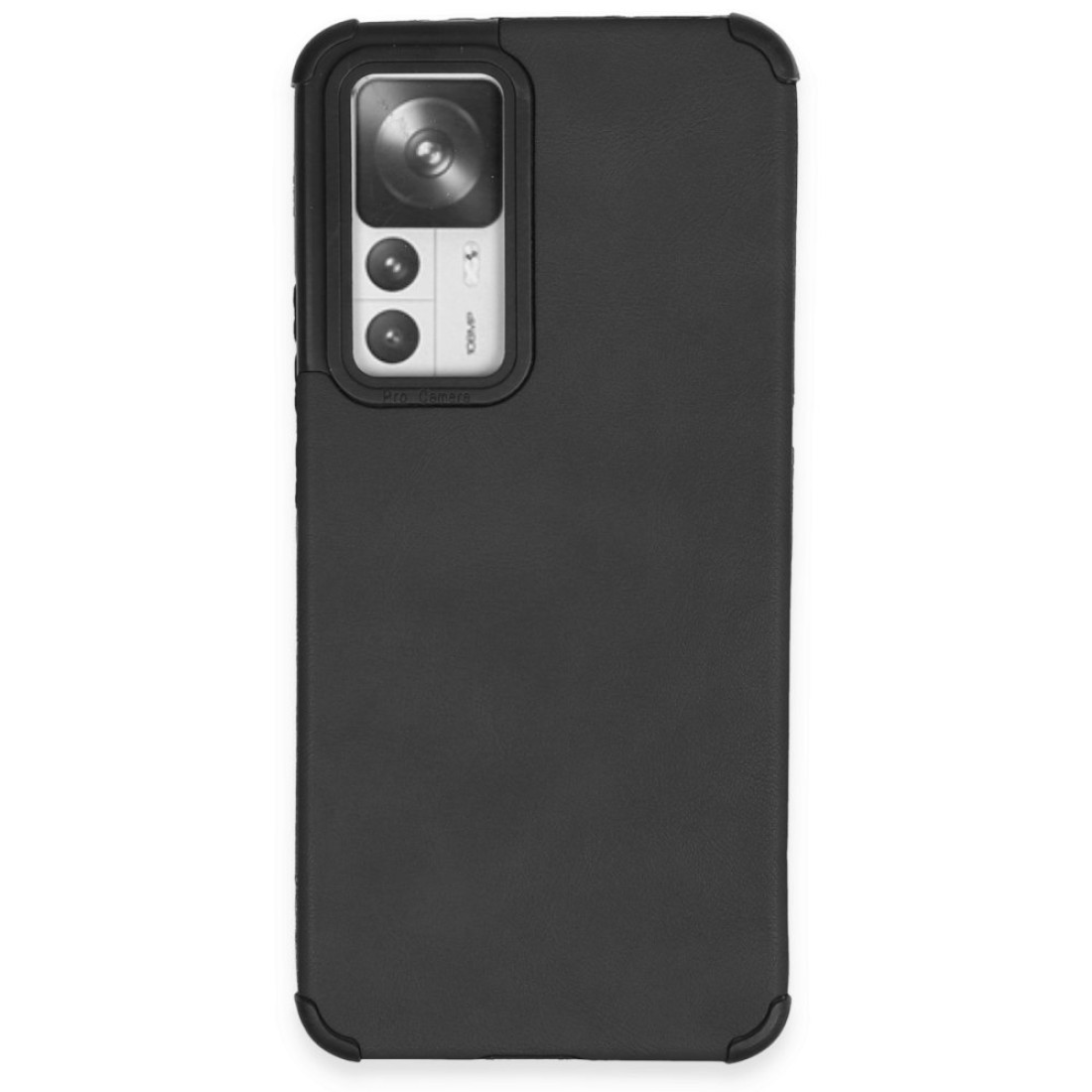  Xiaomi Mi 12T Pro Kılıf Loop Deri Silikon - Siyah