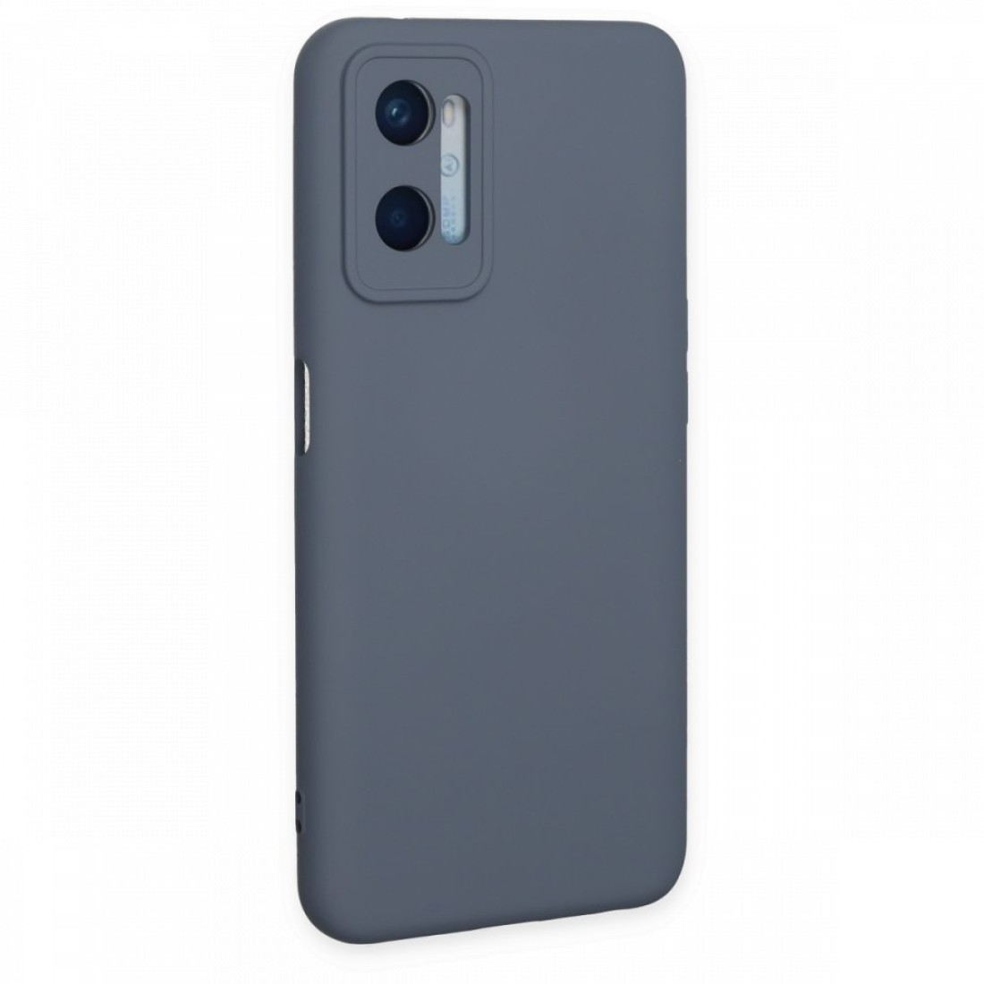 Oppo A96 Kılıf Nano içi Kadife Silikon - Gri Oppo A96 Kılıf Nano içi Kadife Silikon - Gri