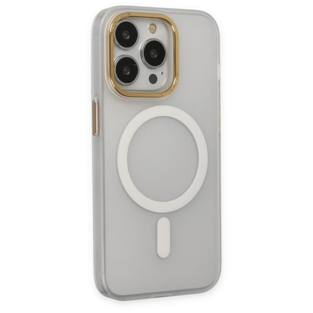 iPhone 13 Pro Max Kılıf Lodos Magneticsafe Mat Kapak - Şeffaf iPhone 13 Pro Max Kılıf Lodos Magneticsafe Mat Kapak - Şeffaf