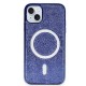 iPhone 15 Kılıf Diamond Magsafe Kapak - Lacivert iPhone 15 Kılıf Diamond Magsafe Kapak - Lacivert