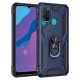  Huawei Y6P Kılıf Sofya Yüzüklü Silikon Kapak - Lacivert