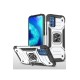  Samsung Galaxy M52 5G Kılıf Zegna Yüzüklü Silikon Kapak - Gümüş