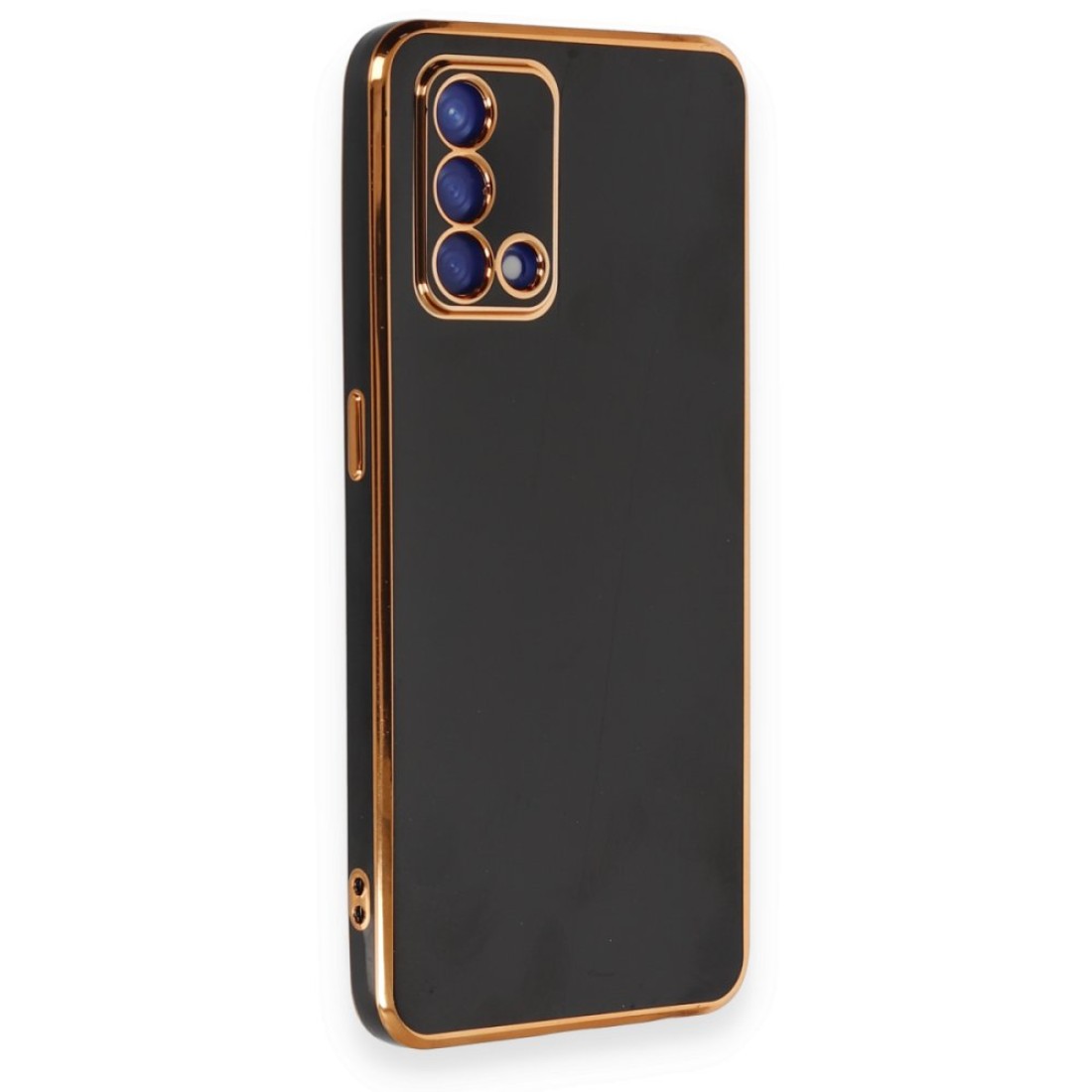  Oppo A74 4G Kılıf Volet Silikon - Siyah