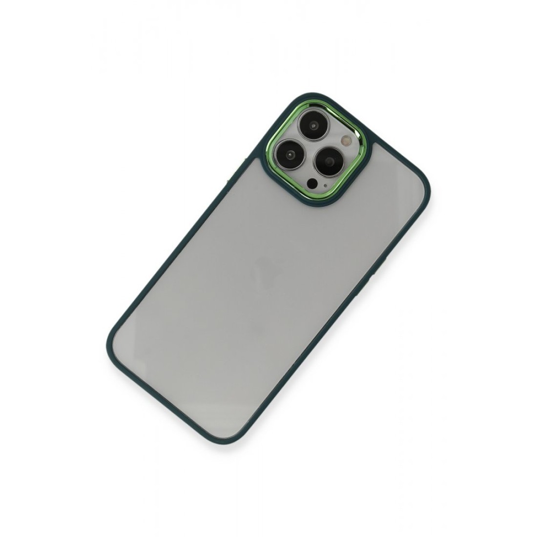  iPhone 14 Pro Kılıf Dora Kapak - Haki Yeşil