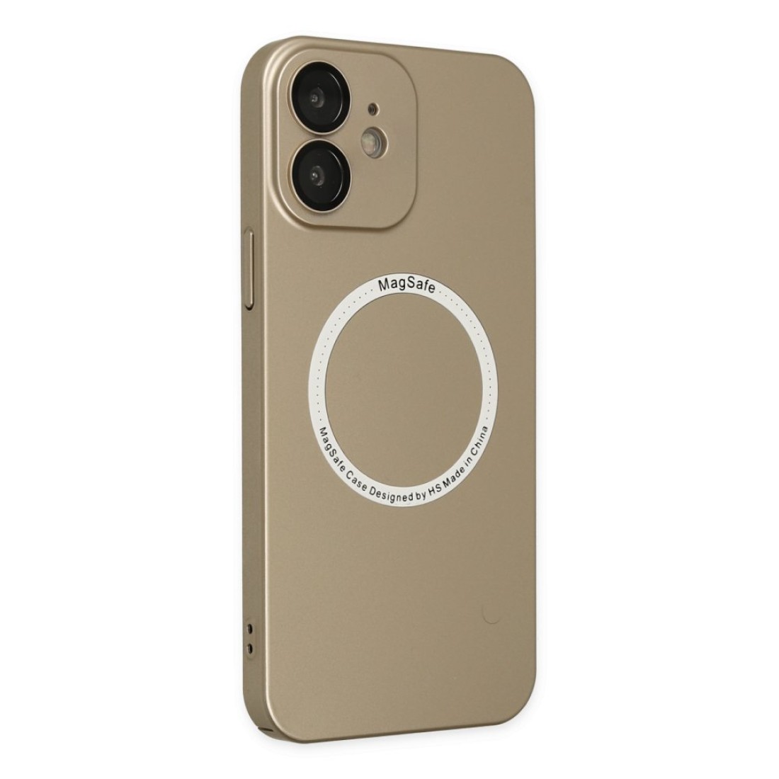 iPhone 12 Kılıf Jack Magneticsafe Lens Silikon - Gold iPhone 12 Kılıf Jack Magneticsafe Lens Silikon - Gold
