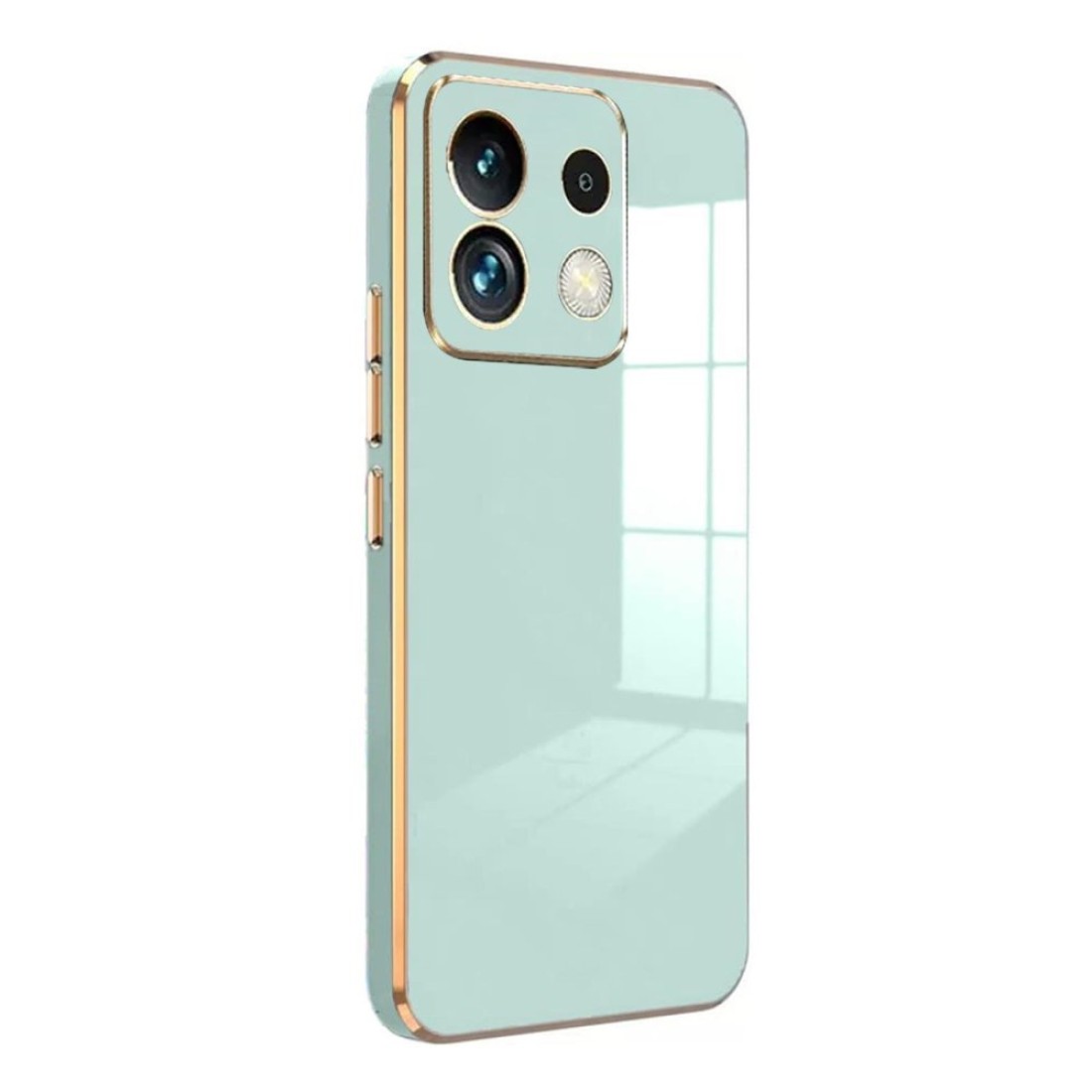  Xiaomi Poco M6 Pro 4G Kılıf Volet Silikon - Açık Yeşil