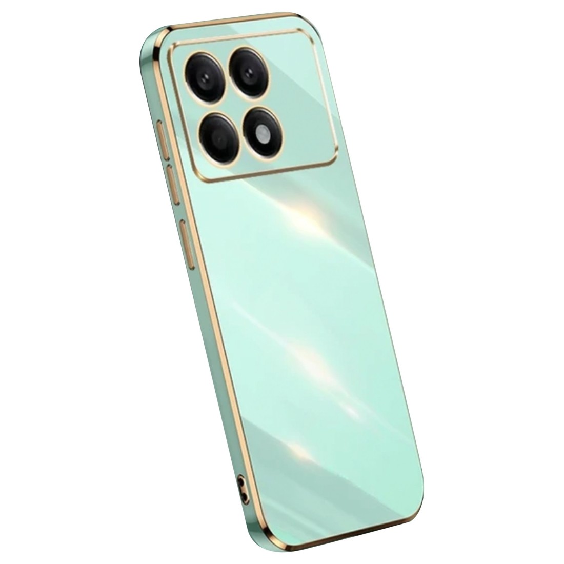 Xiaomi Poco X6 Pro Kılıf Volet Silikon - Açık Yeşil Xiaomi Poco X6 Pro Kılıf Volet Silikon - Açık Yeşil