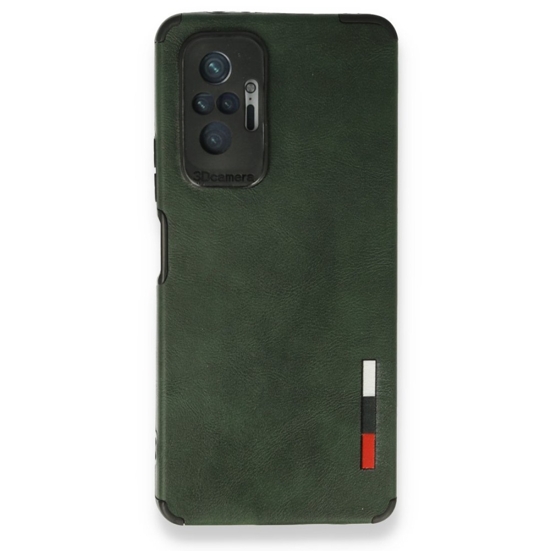  Xiaomi Redmi Note 10 Pro Kılıf Loop Deri Silikon - Yeşil