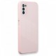 Samsung Galaxy A03S Kılıf Glass Kapak - Pembe