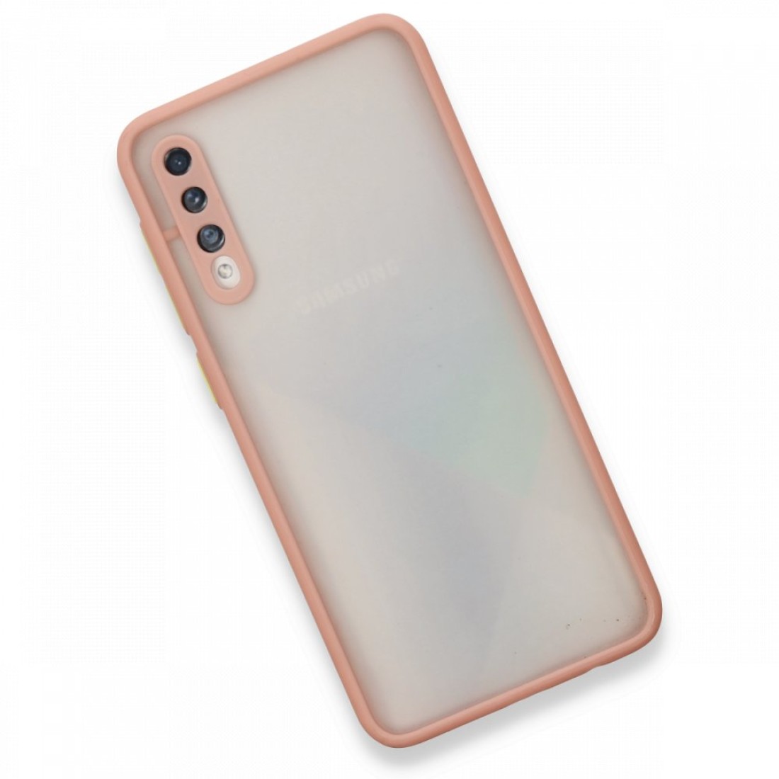 Samsung Galaxy A50 Kılıf Montreal Silikon Kapak - Pembe Samsung Galaxy A50 Kılıf Montreal Silikon Kapak - Pembe