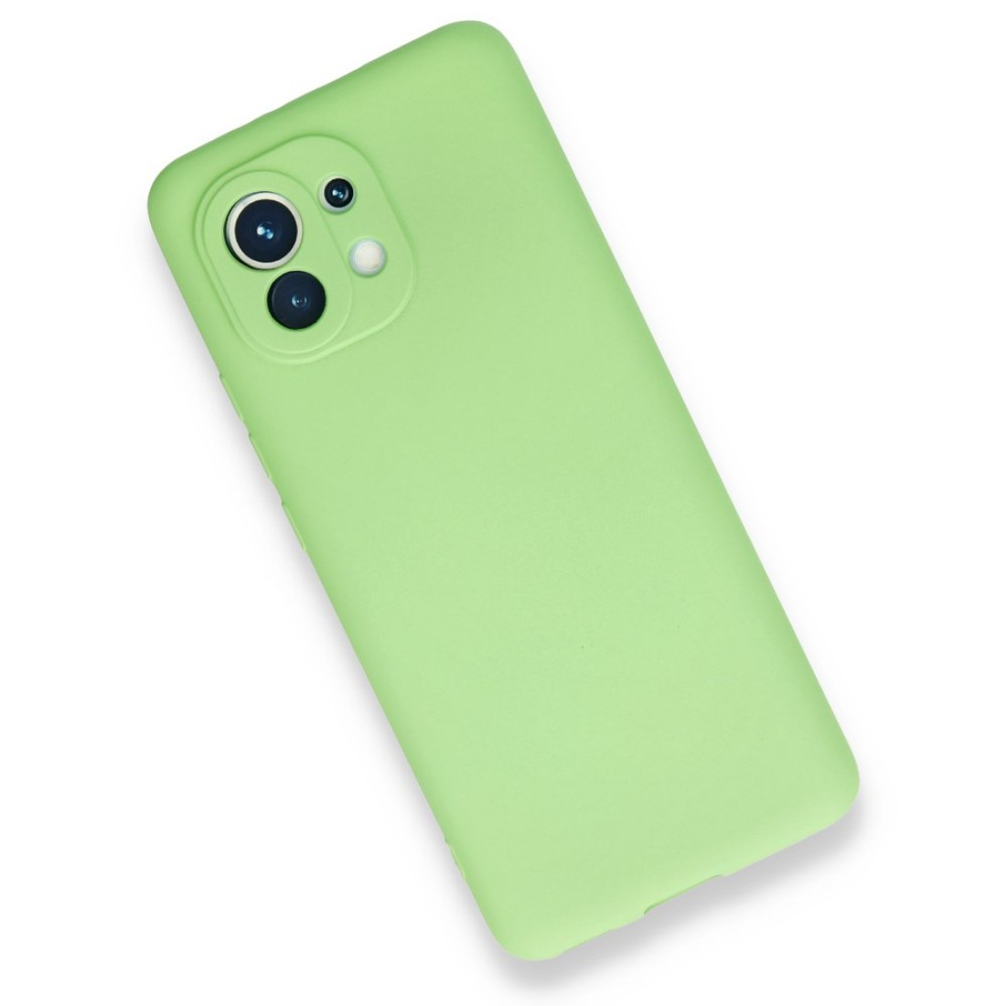 Xiaomi Mi 11 Kılıf First Silikon - Yeşil
