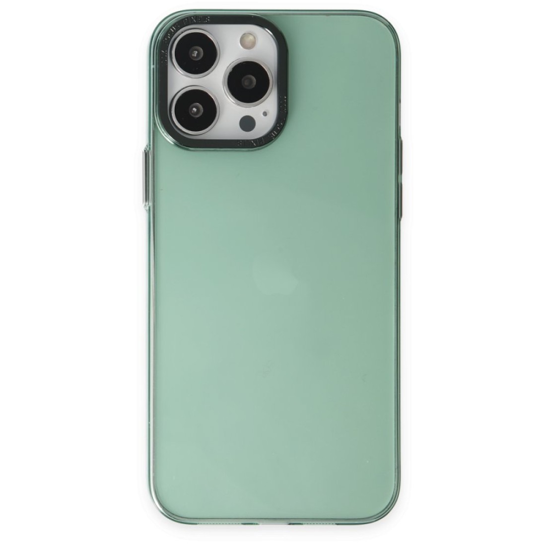  iPhone 14 Pro Kılıf Anka PC Sert Metal Kapak - Yeşil