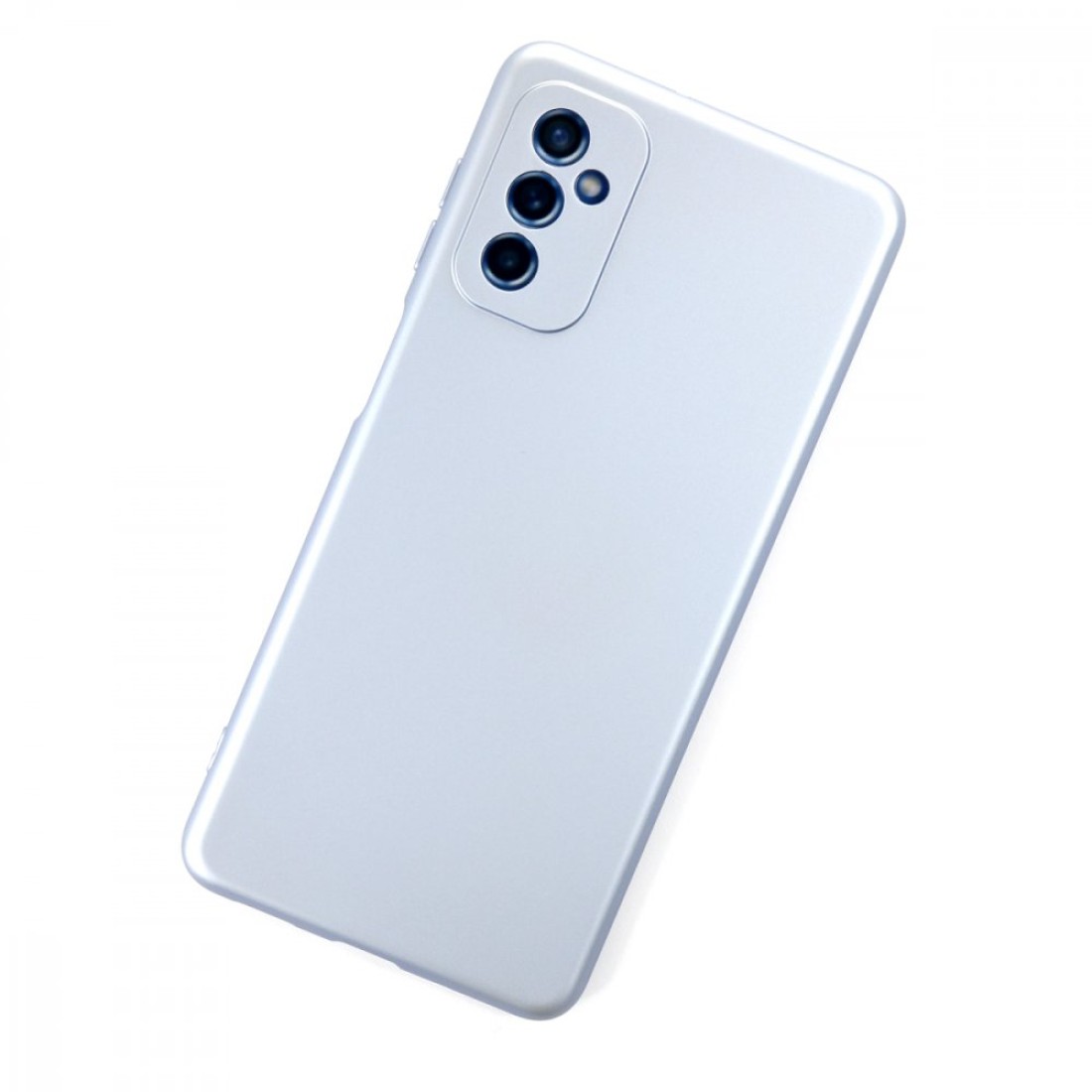  Samsung Galaxy M52 5G Kılıf Nano içi Kadife Silikon - Sky Blue