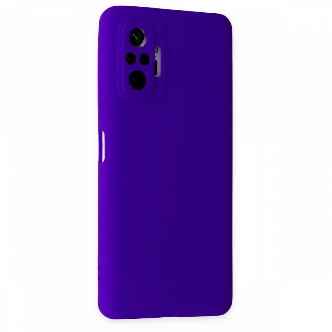 Xiaomi Redmi Note 10 Pro Kılıf Nano içi Kadife Silikon - Mor Xiaomi Redmi Note 10 Pro Kılıf Nano içi Kadife Silikon - Mor