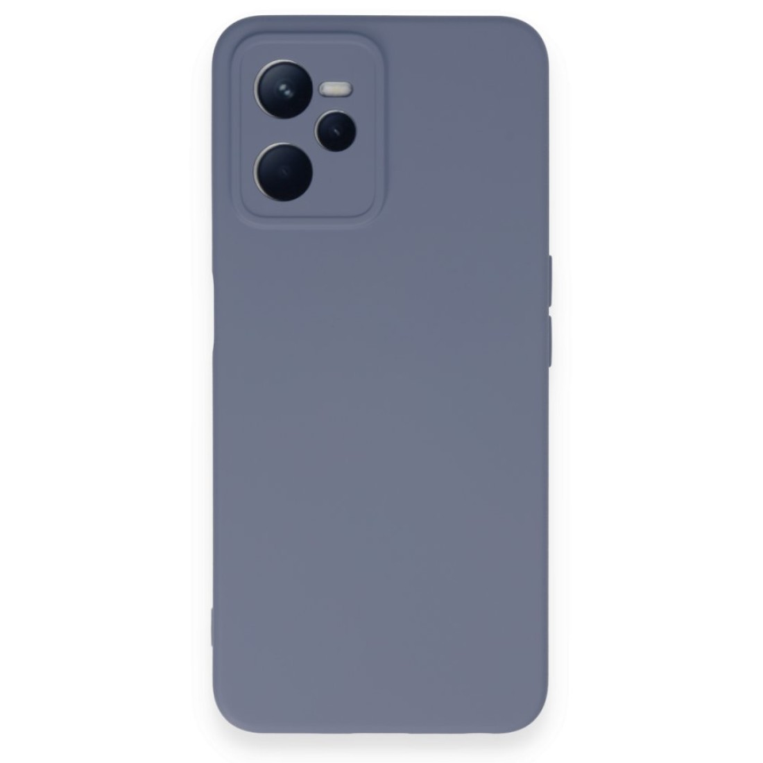  Realme C35 Kılıf Nano içi Kadife Silikon - Gri