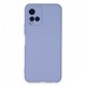  Vivo Y21S Kılıf Nano içi Kadife Silikon - Lila
